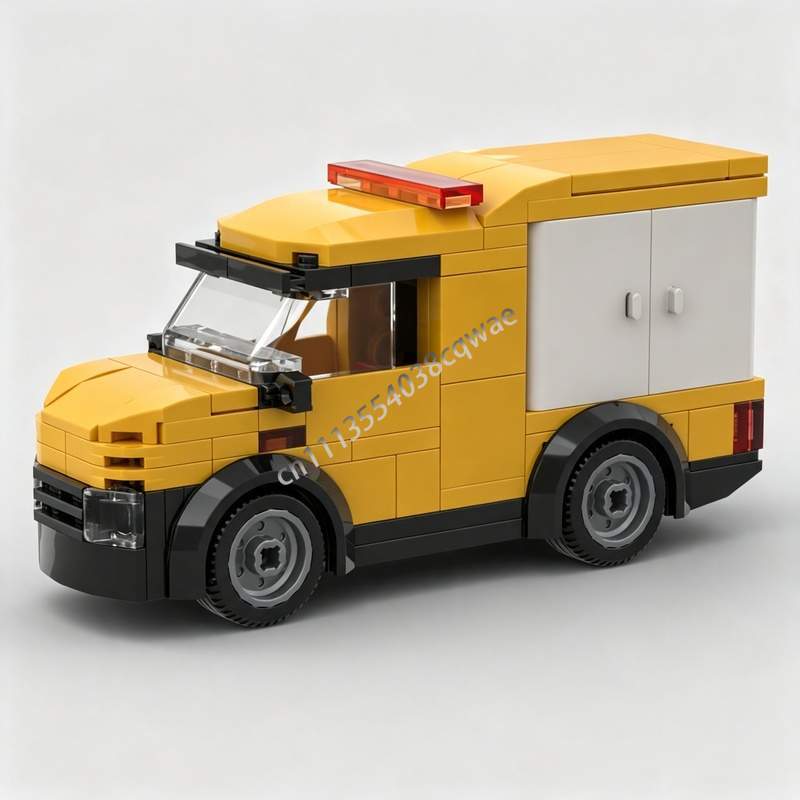 Heavy Equipment Lego - 118PCS Geel Bouwbedrijfswagen Voertuigmodel MOC Aangepaste