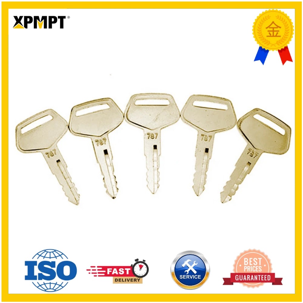 Heavy Equipment Keys - 5x sleutels 787 voor Komatsu zware