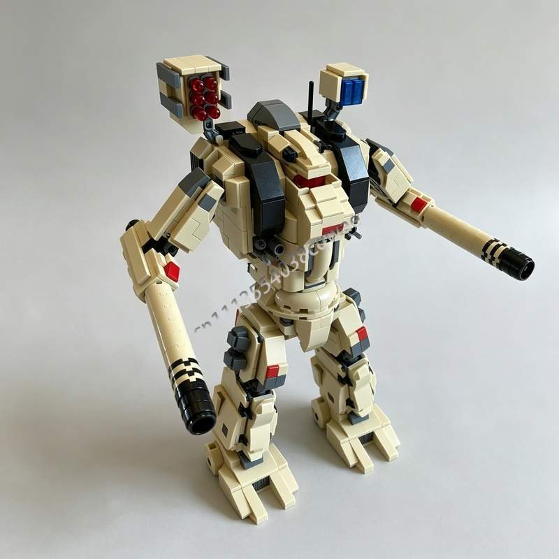 Heavy Equipment Lego - 1198PCS Desert Combat Heavy Assault Mecha