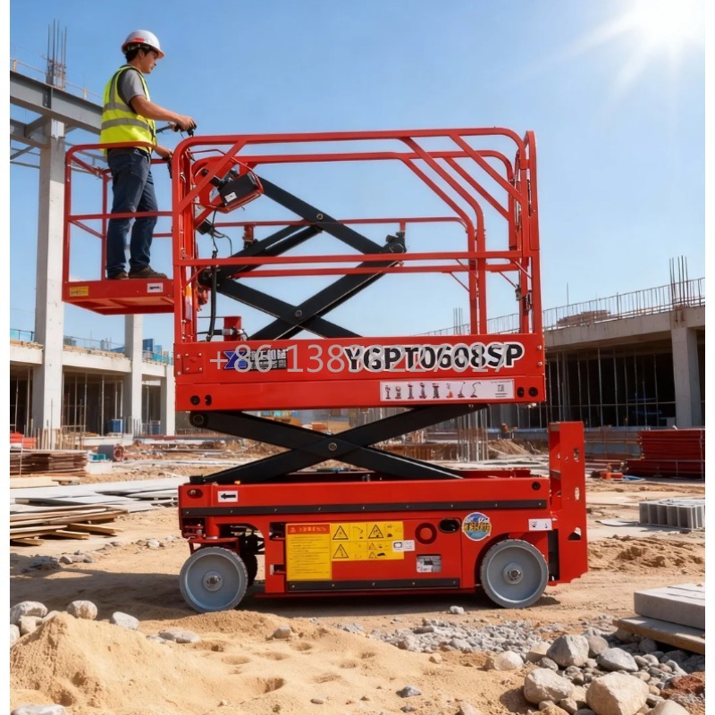 Scissor Lift Table Hydraulic - Massieve rubberbanden 8m 10m 12m 14m