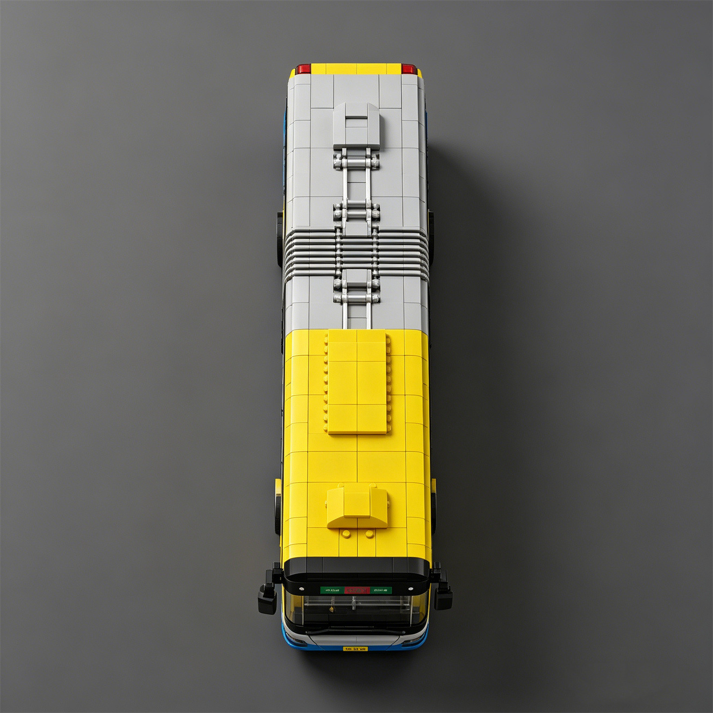 Heavy Equipment Lego - MOC Model Stadsauto Speelgoedbus Intercity Dubbeldekker