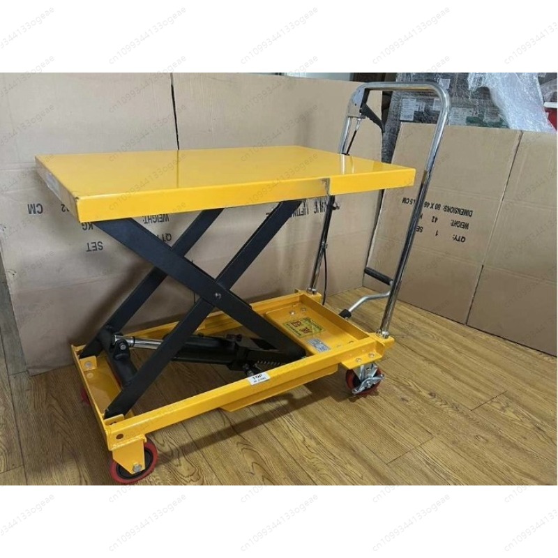 Scissor Lift Table Hydraulic - Handmatige mobiele hydraulische schaarheftafel 500 kg