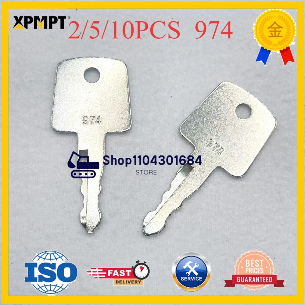 Heavy Equipment Keys - 10 stuks Sakai Roller Ignition Keys