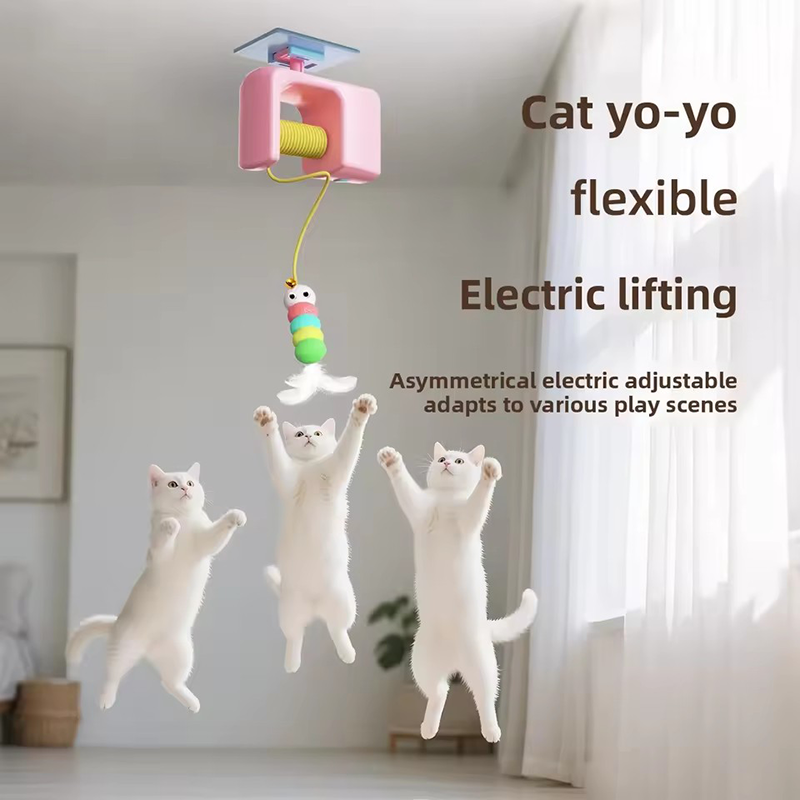 Heavy Equipment Cat - Automatische jachtbeweging Kattenspeelgoed Elektrisch heffen Sprongvangst