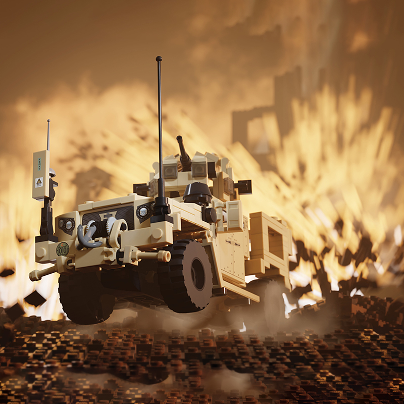 Heavy Equipment Lego - M1278 Zware Tactische Truck Model MOC