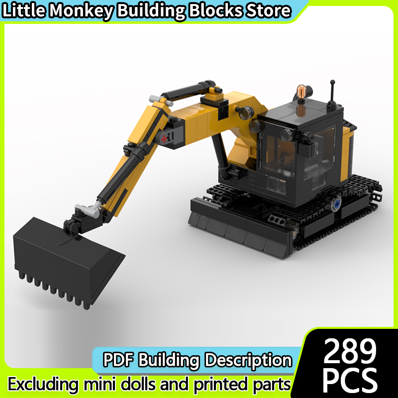Heavy Equipment Lego - Stadsautomodel MOC Bouwstenen Klassiek 315 Techniek