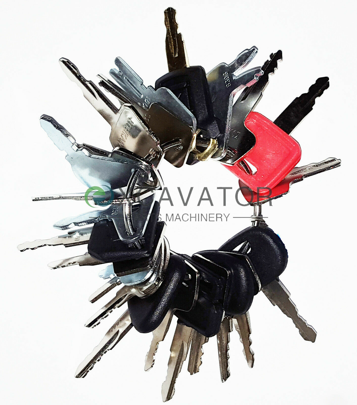 Heavy Equipment In Construction - 23-delige sleutelset voor zware machines, bouwmachines,
