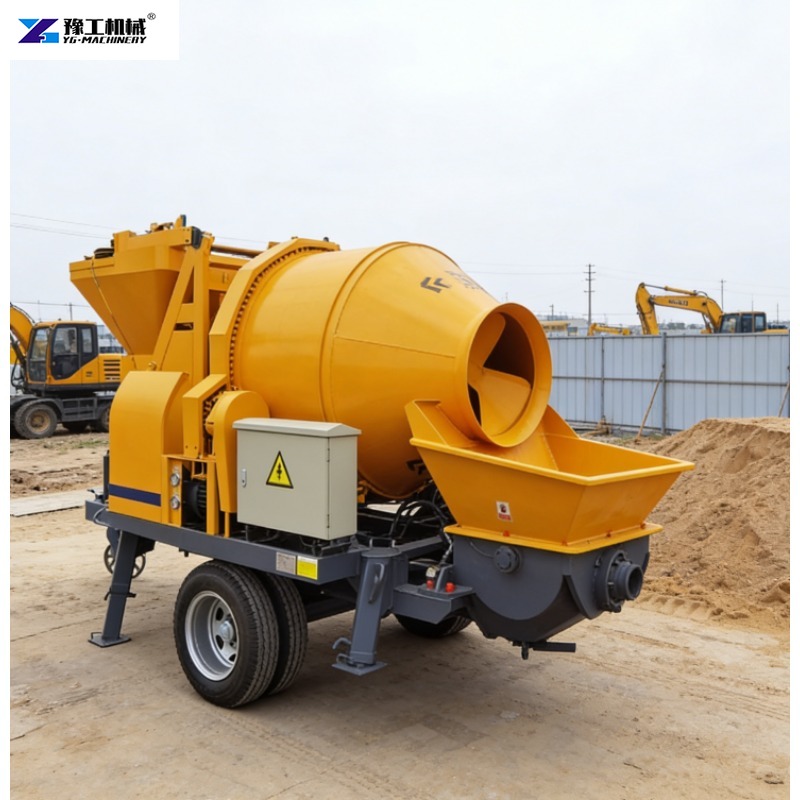 Aanhangwagen gemonteerde elekt - Concrete Mixer Machine recensie en prijs