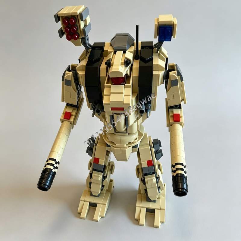1198PCS Desert Combat Heavy As - Heavy Equipment Lego recensie en prijs