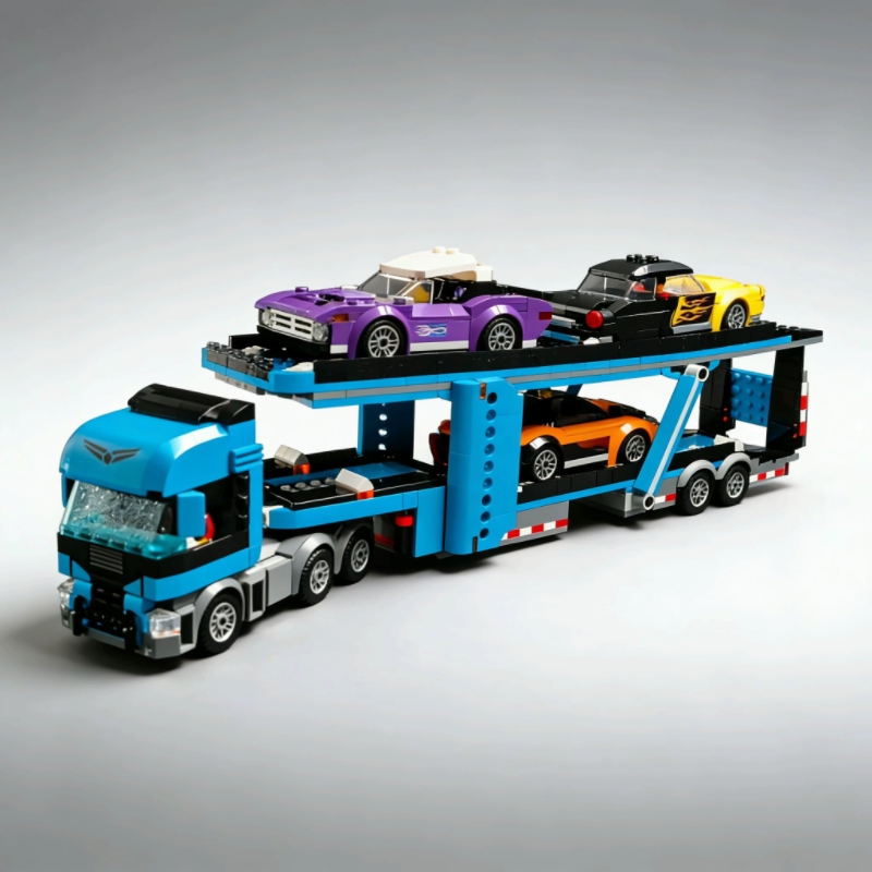 City-serie autobestelwagen bou - Heavy Equipment Lego recensie en prijs