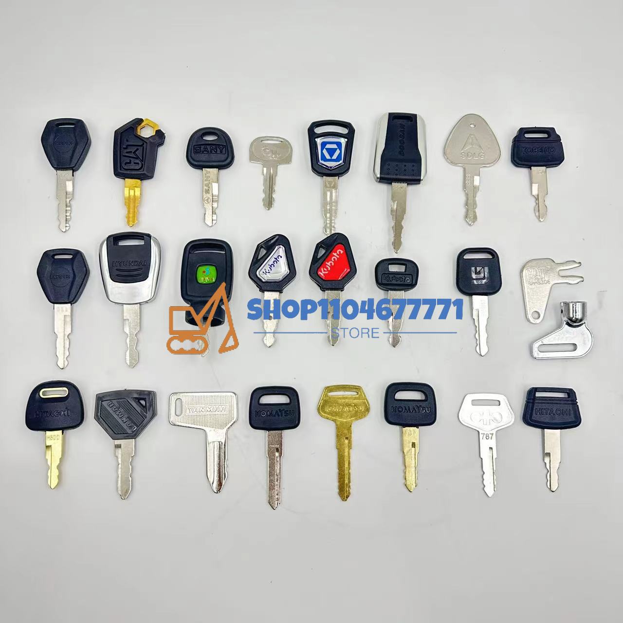 25 stks Graafmachine Sleutels  - Heavy Equipment Keys recensie en prijs