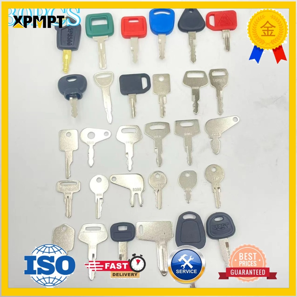 30PCS Zware Apparatuur Sleutel - Heavy Equipment Keys recensie en prijs