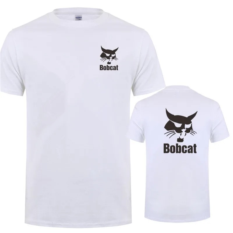 Bobcat T-shirt Zomer Mannen Ko - Heavy Equipment Logos recensie en prijs