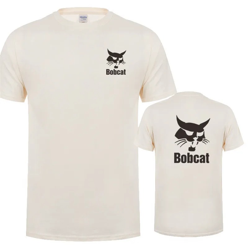 Bobcat T-shirt Zomer Mannen Ko - Heavy Equipment Logos recensie en prijs
