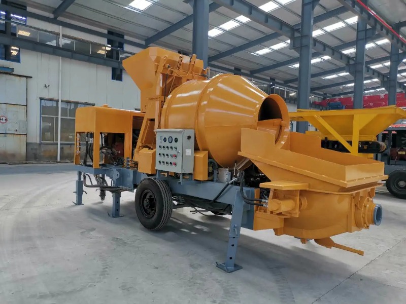 Geavanceerde betonpomp met men - Concrete Mixer Machine recensie en prijs