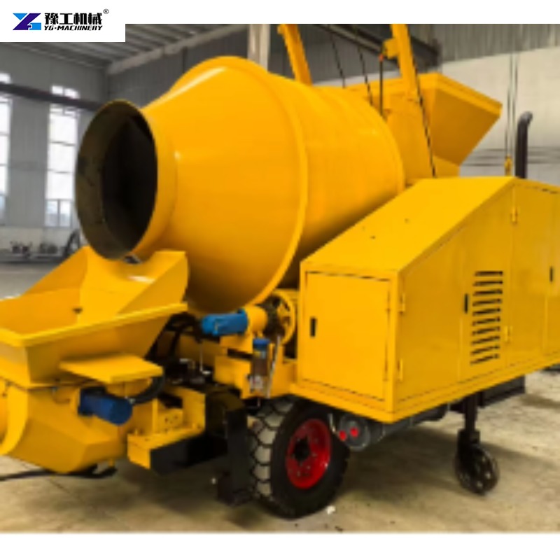 Aanhangwagen betonmixer met ge - Concrete Mixer Machine recensie en prijs
