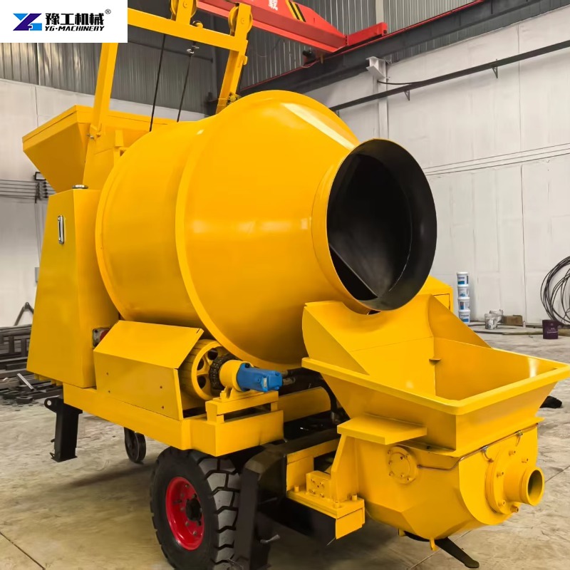 Aanhangwagen betonmixer met ge - Concrete Mixer Machine recensie en prijs
