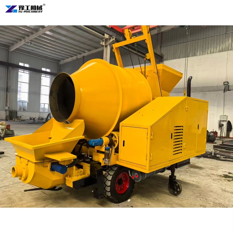 Aanhangwagen betonmixer met ge - Concrete Mixer Machine recensie en prijs