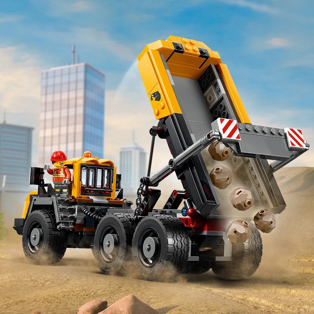 Nieuw op voorraad 1132PCS Gele - Heavy Equipment Lego recensie en prijs