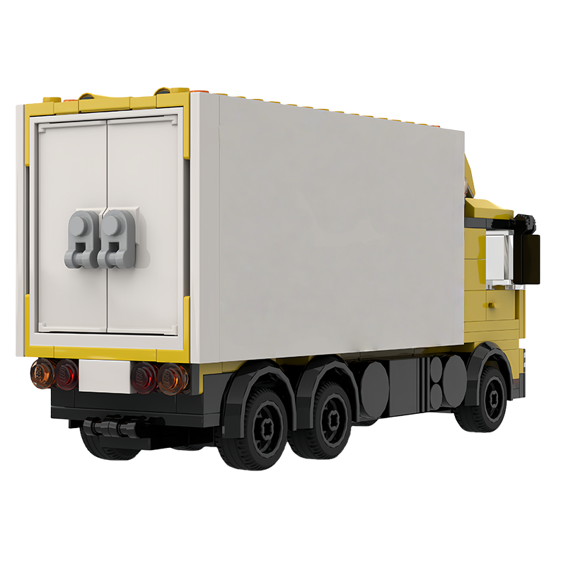 282 STUKS transport gele bezor - Heavy Equipment Lego recensie en prijs