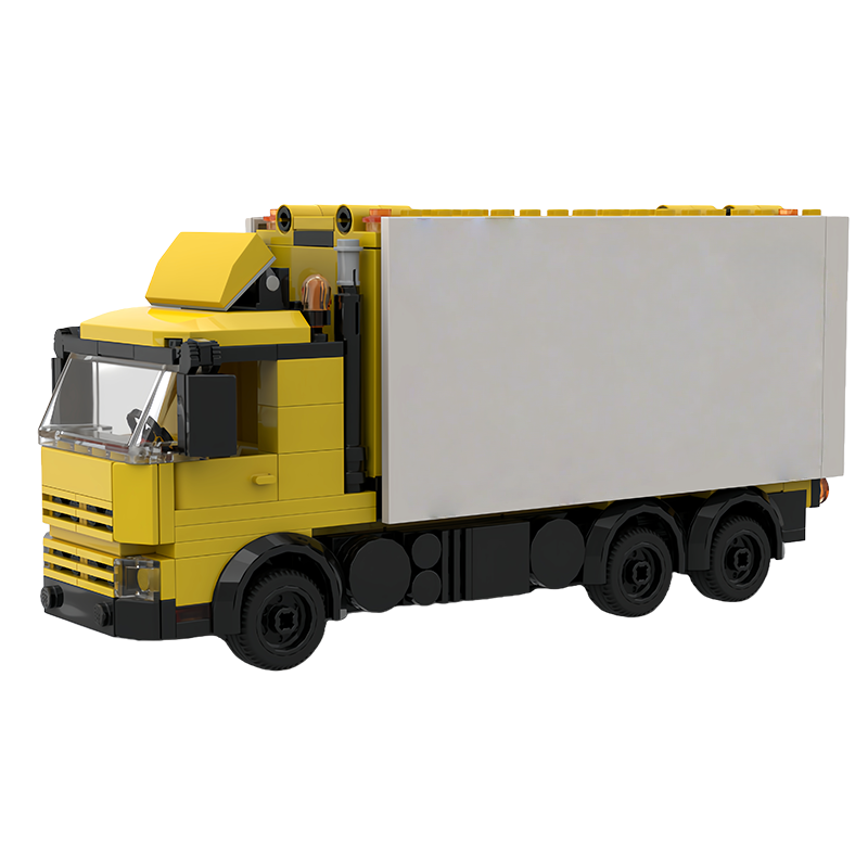 282 STUKS transport gele bezor - Heavy Equipment Lego recensie en prijs